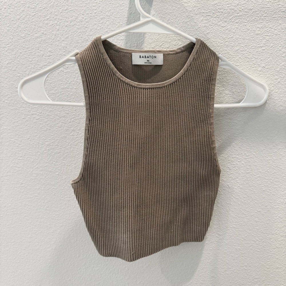Aritzia Babaton Women's Ribbed Tank Top XS